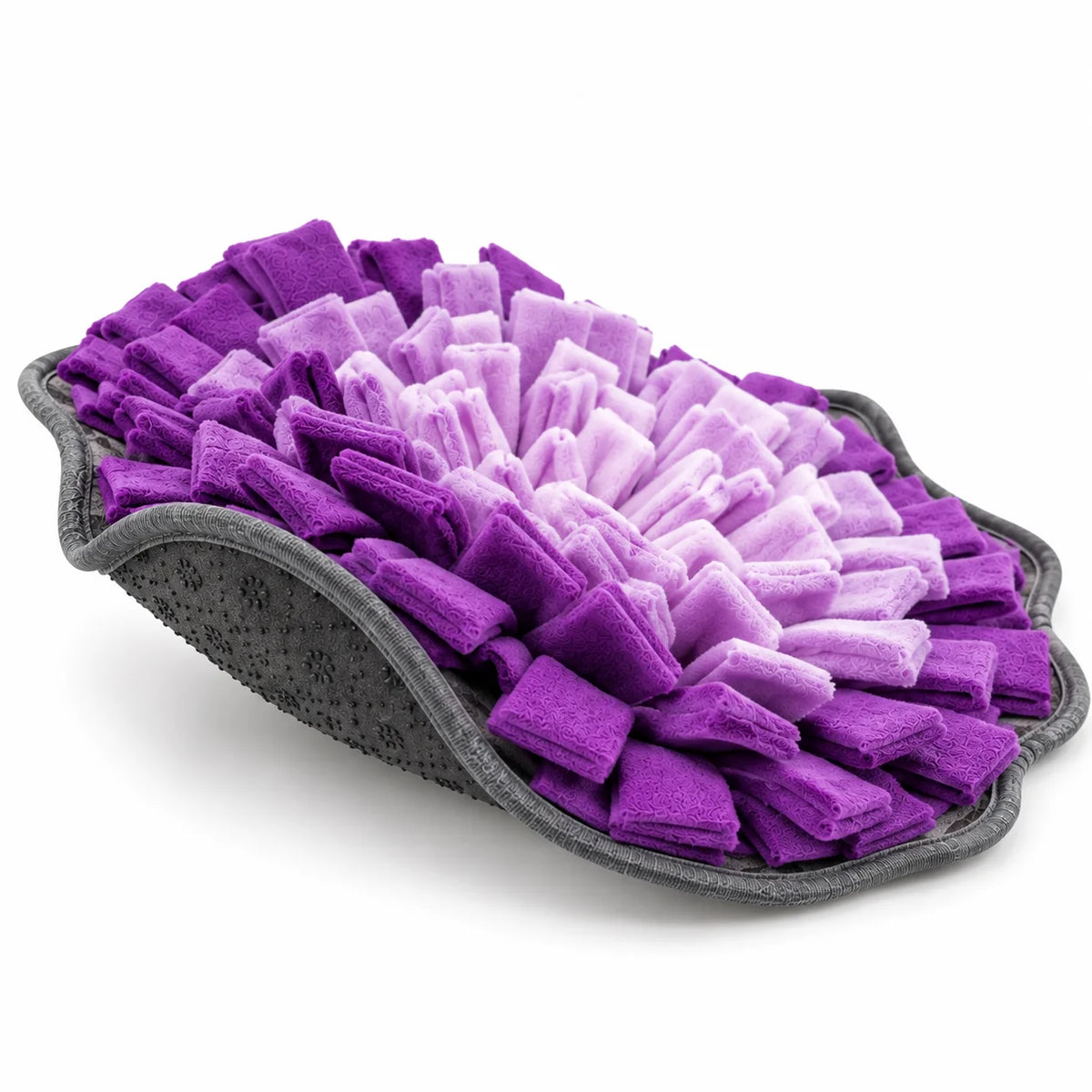 ToyPaws Purple Dog Snuffle Mat – Flower-Shaped Sniffing Mat for Treats and Kibble, 40 cm