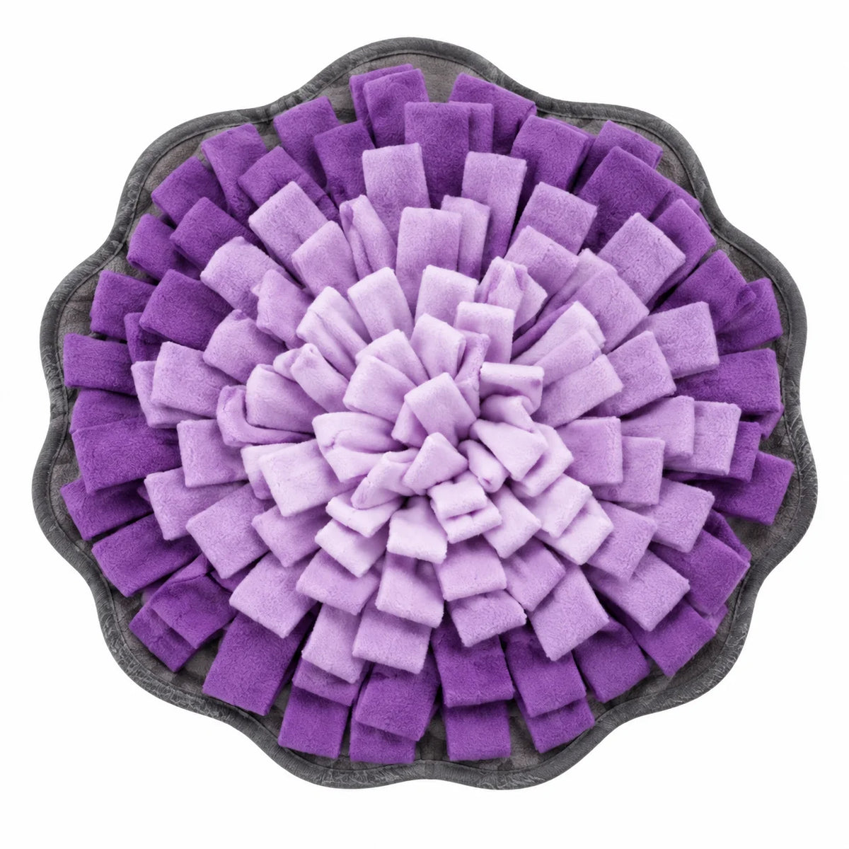ToyPaws Purple Dog Snuffle Mat – Flower-Shaped Sniffing Mat for Treats and Kibble, 40 cm