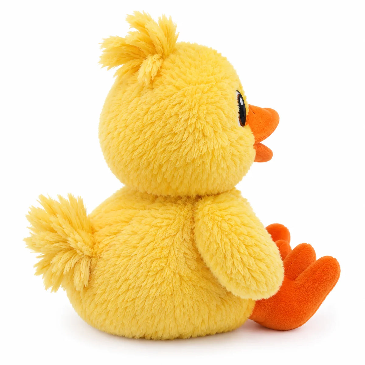 ToyPaws Yellow Duck Plush Toy – Soft Stuffed Duckling with Orange Beak and Feet, 25 cm